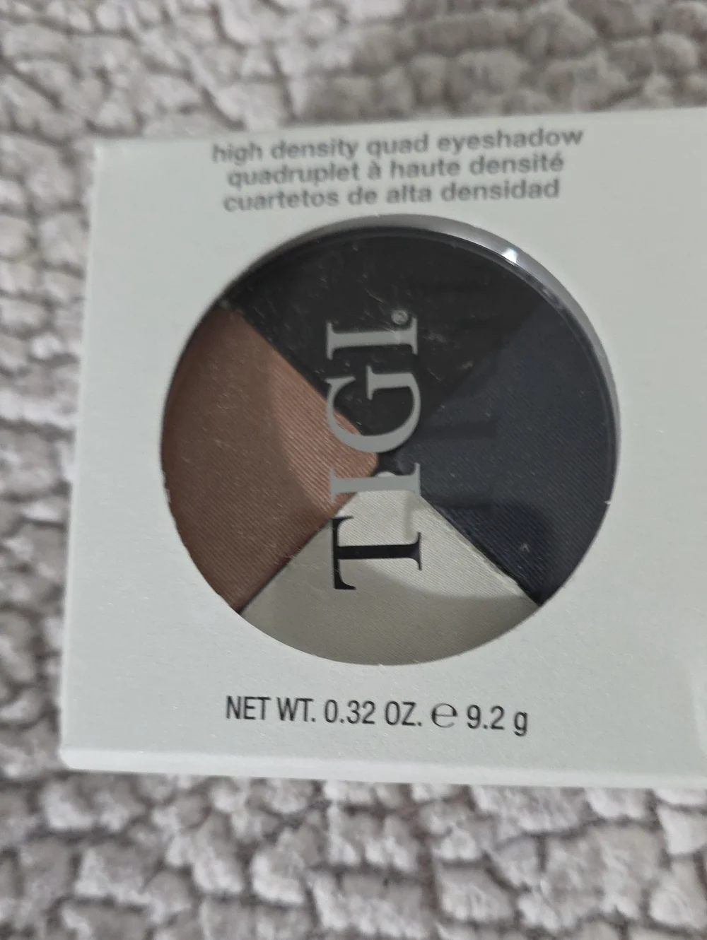 TIGI Quad Eyeshadow Palette - Brown, Black, Cream, Taupe